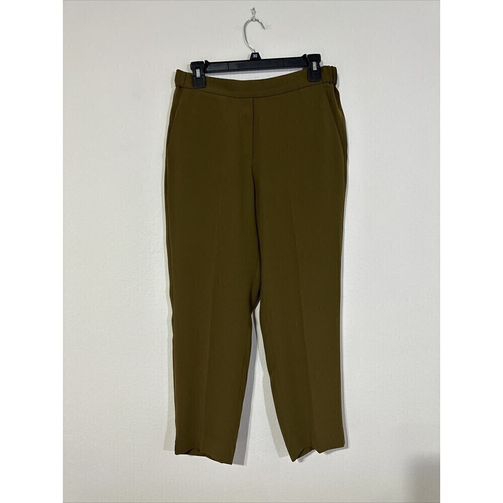 J.CREW Womens Ankle Easy Pull On Dress Pant Navy Style E1756 Lightweight Size 10